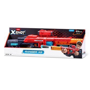 Быстрострельный бластер X-Shot Excel-S1 Ranger X8 24 патрона (36674R)