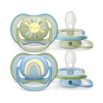 Пустышка Ultra air для мальчика 0-6 мес.,2 шт. Philips Avent (SCF085/58)