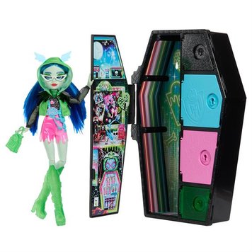 Игровой набор Monster High Неоновые и бомбардировщики Ужас-секреты Гулии (HNF81)