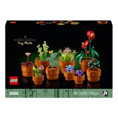 Конструктор LEGO Icons Мініатюрні рослини (10329)