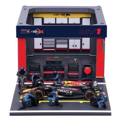 Набор Bburago Pit Pass Oracle Red Bull Racing RB20 1:43 (18-38453)
