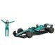Автомодель с фигуркой Bburago Aston Martin AMR25 2025 1:24 №14 (18-28071)