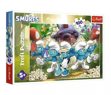Пазлы Trefl The Smurfs Встреча со смурфами 100 эл. (22575)