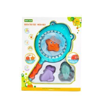 Набір іграшок для ванної Baby Team із сачком (9027)