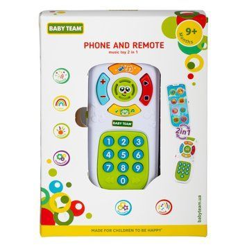 Игрушка музыкальная 2 в 1 Телефон и пульт (8652)