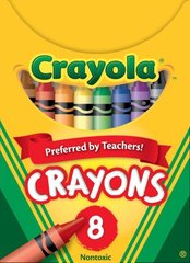Цветные восковые мелки (8 шт), Crayola (0008)