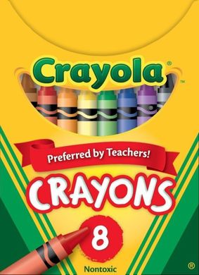 Кольорові воскові крейди (8 шт), Crayola (0008)