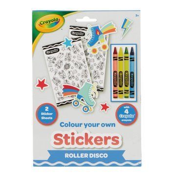 Набір для розмальовування Crayola Наліпки Ролер-Диско (15754-B)