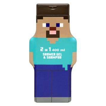 Гель для душу та шампунь Air-Val Minecraft 2 в 1 400 мл (124777)