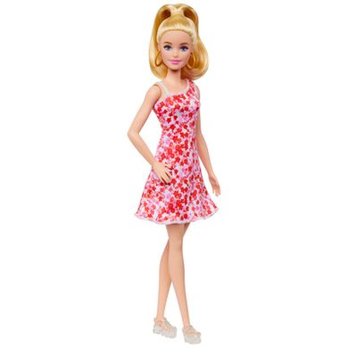 ​Кукла Barbie Fashionistas в сарафане в цветочный принт (HJT02)