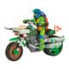 Игровой набор TMNT Movie III Леонардо на мотоцикле (83431)