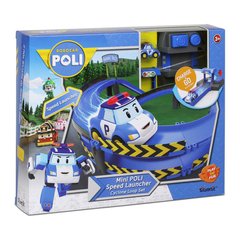 Набор Robocar Poli трек с пусковым механизмом и мини-машинкой Поли (83385)