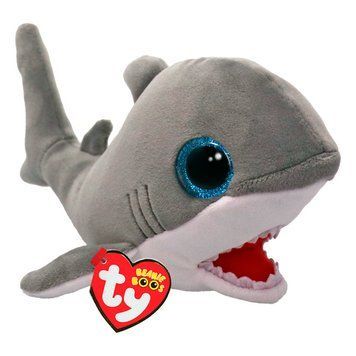 Мягкая игрушка TY Beanie Babies Серая акула Finnegan 15 см (37376)