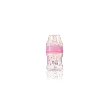 Антіколіковая пляшечка з широким горлом BabyOno Рожевий (402/02)