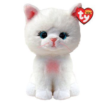 Мягкая игрушка TY Beanie Babies Белая кошка Amelia 15 см (37377)