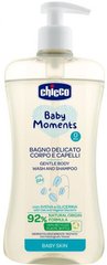 Ніжний гель-шампунь для тіла та волосся “Baby Moments”, 500 мл