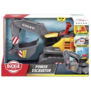 ​Автомодель Dickie Toys Екскаватор Вольво Будівельна сила (3725012)