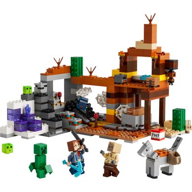 Конструктор LEGO Minecraft Покинута шахта у безплідних землях (21263)