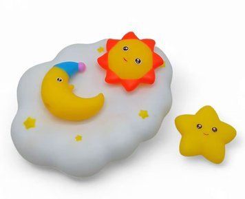 Набір для купання Bibi Toys Хмаринка, сонечко, зірка, місяць (761582BT )