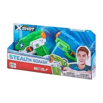 Набор водных бластеров X-Shot Warfare Double Small Stealth Soake 2 шт (01227R)