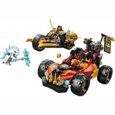 Конструктор LEGO NINJAGO Комбинированные транспортные средства Кая и Коула (71864)