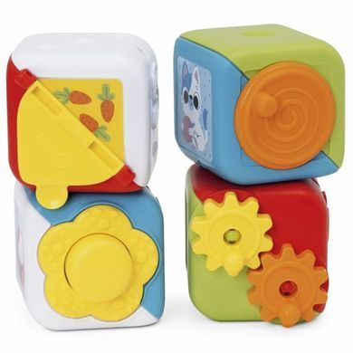 Розвивальна іграшка Chicco Мультисенсорні кубики Монтессорі 2 в 1 (11857.00)