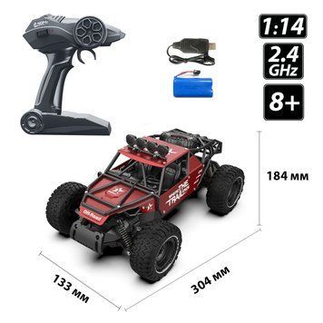 Автомобіль Sulong Toys Off-Road Crawler Rase матовий червоний (SL-309RHMR)
