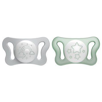 Пустушка Chicco PhysioForma Micro, силікон, 0-2 міс., 2 шт.