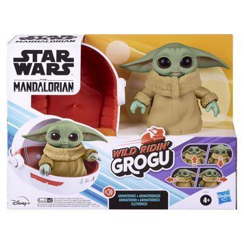Интерактивная фигурка Star Wars Мандалорец Малыш Йода в трубке (F3954)