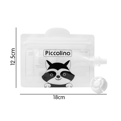 Багаторазові пакети Piccolino для дитячого харчування, 10 шт.