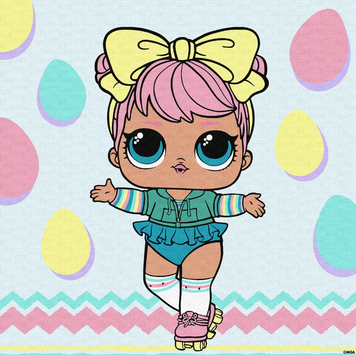 Набір для розпису по номерах для дітей L.O.L. Surprise! Spring Bling DAWN 30х30см Ідейка (KHO1226)