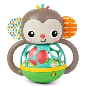 Музыкальная погремушка Bright Starts "Grab & Giggle Monkey"