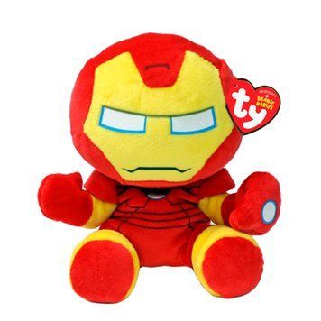 Мягкая игрушка TY Marvel Железный человек 15 см (44005)