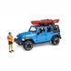 Автомодель Bruder Jeep Wrangler Rubicon Unlimited с каяком и фигуркой (02529)