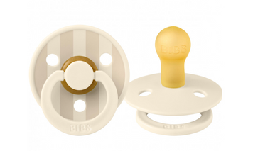 Соска пустушка BIBS Studio Pacifier Colour Block Latex Size 1 Ivory Vanilla (10016245)