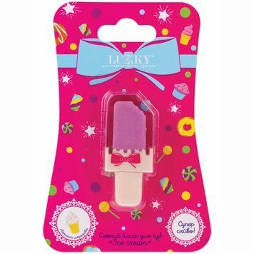 Блеск для губ Lukky Ice-cream Фуксия со вкусом клубничного мороженого (T25395)