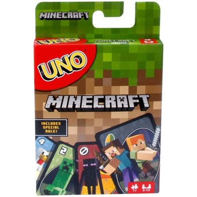 Настольная игра UNO "Minecraft" Mattel (FPD61)