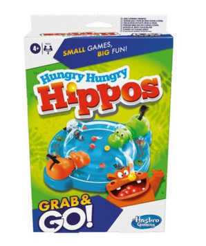 Настольная игра Hasbro Голодные бегемотики дорожная версия (F8255)