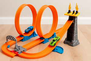 🏎️ hot wheels гоночный трек &mdash; устрой дома гонку, от которой захватывает дух!