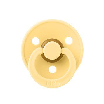 Соска пустышка Bibs Color Latex Size 1 Round Pale Butter (100310)
