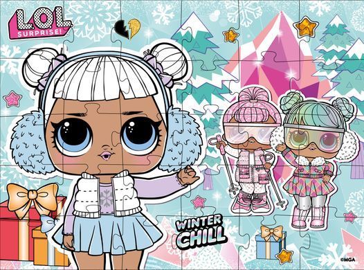 Набір пазлів L.O.L Surprise! Winter Chill, 30 елементів Ідейка (LP30-004)