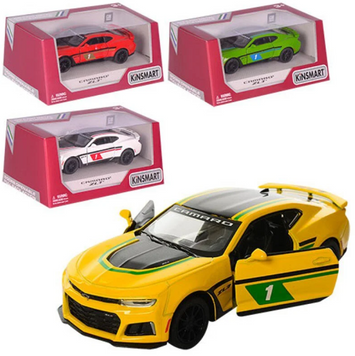 Машинка інерційна Camaro ZL1 with printing 2017 Kinsmart (KT5399WF)
