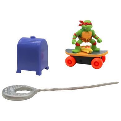 Ігрова фігурка TMNT Funrise Скейтбордист з лаунчером Рафаель (71043)