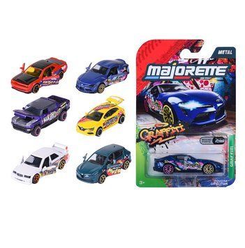 Simba 8504100002 Машинка металлическая Majorette "Граффити премиум", 7,5 см, 6 видов, 3+