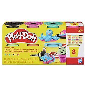 Набір для ліплення Play-Doh Vibrant 8 кольорів (G0513/G0692)