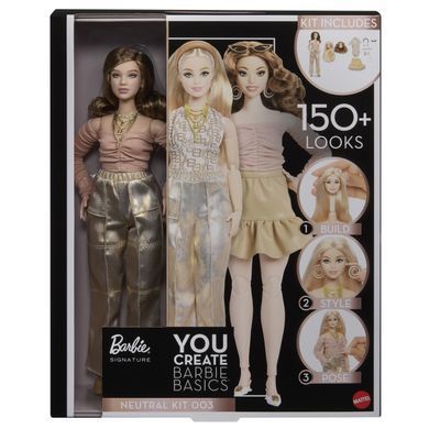 ​Коллекционный набор Barbie You Create Barbie Basics Блондинка (JJX37)