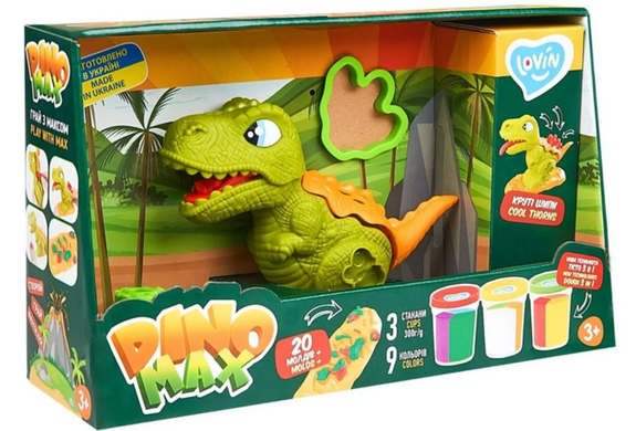 Набір для ліплення з тістом Dino Max Lovin (41173)