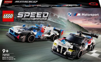 Конструктор LEGO Speed ​​Champions Автомобілі для перегонів BMW M4 GT3 і BMW M Hybrid V8 (76922)