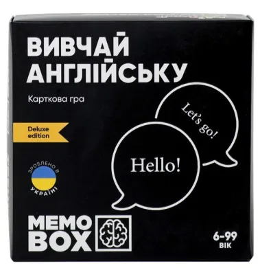 Настольная игра MemoBox Delux "Изучай английский",JoyBand (MBD104)