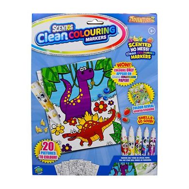 Ароматный набор для творчества Scentos Clean Colouring Увлекательное приключение (20211)